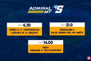 AdmiralBet specijal - Doku i Lukaku za kvotu 6,30